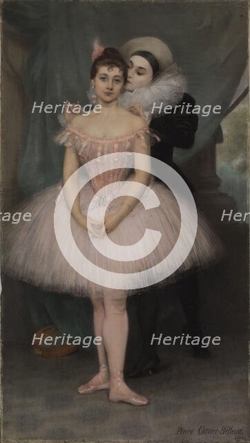 Tender confession, 1894. Creator: Carrière-Belleuse, Pierre (1851-1933).