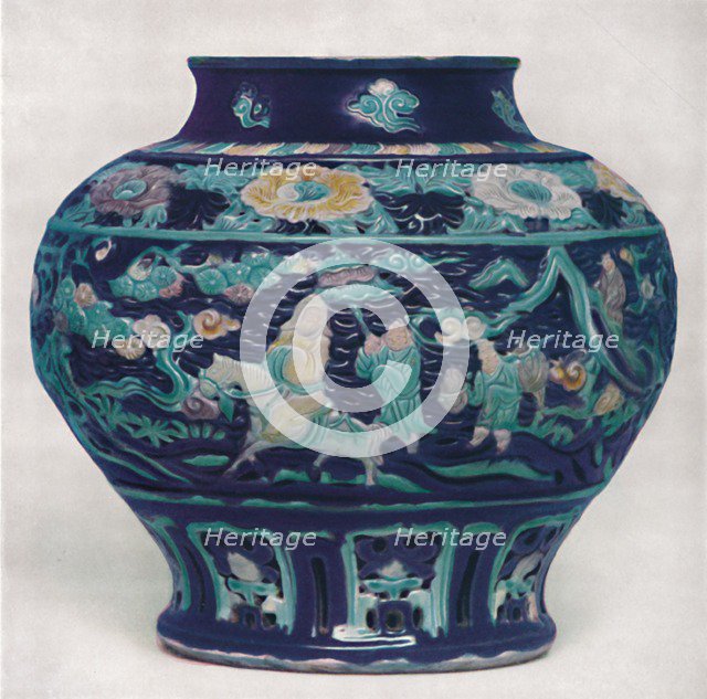 'Chinese Wine-Jar. Ming Period', 1368-1644, (1928). Artist: Unknown.