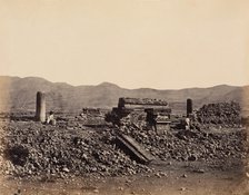 Second Palace at Mitla, Mexico., February 1860. Creator: Désiré Charnay.