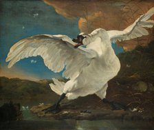 The Threatened Swan, c.1650. Creator: Jan Asselijin.