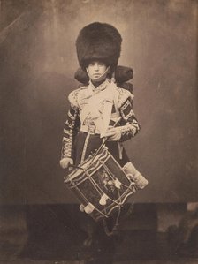 Grenadier Guards Drummer, ca. 1856. Creator: Joseph Cundall.