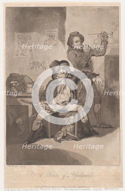 A Brace of Blackguards, June 20, 1789., June 20, 1789. Creator: Thomas Rowlandson.