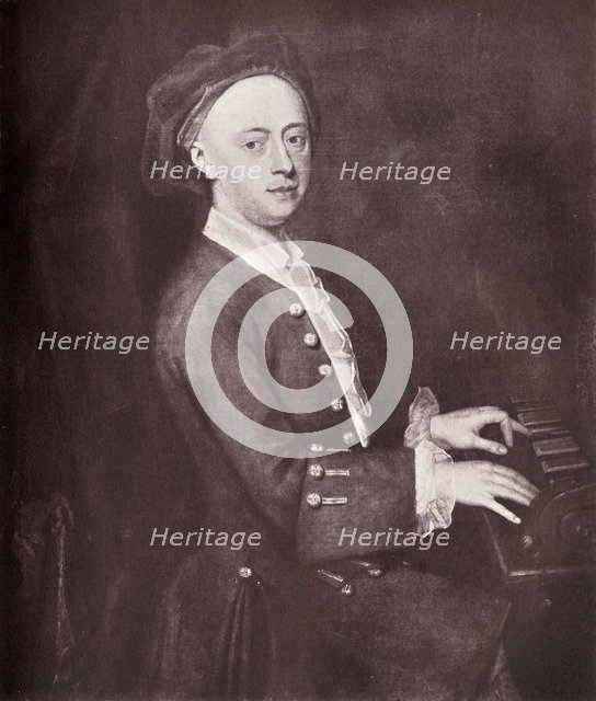 'George Frederick Handel', c1720, (1919). Artist: Unknown.