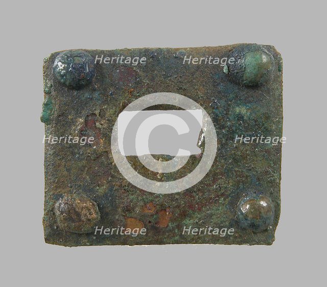 Rectangular Plaque, Frankish, middle of the 6th century. Creator: Unknown.