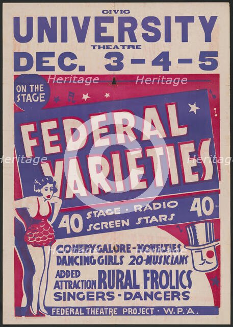 Federal Varieties, Syracuse, NY, 1936. Creator: Unknown.
