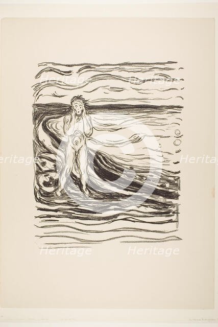 Alpha's Despair, 1908/09. Creator: Edvard Munch.