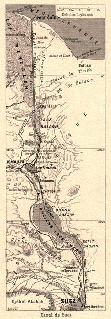 ''Canal de Suez; Le Nord-Est Africain', 1914. Creator: Unknown.