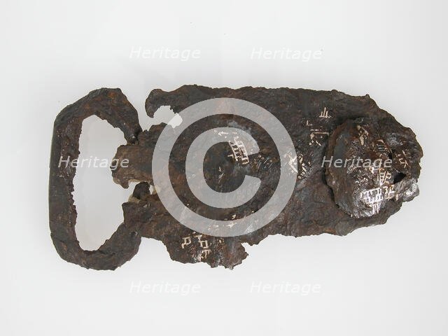 Belt Buckle Loop, Frankish, 4th-7th century. Creator: Unknown.