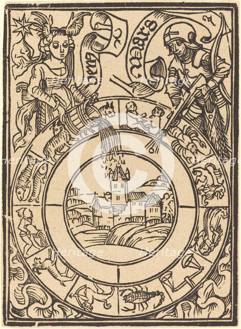 Mars and Venus, 15th century. Creator: Unknown.