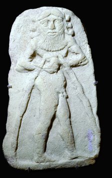 Babylonian terracotta plaque of Gilgamesh. Artist: Unknown