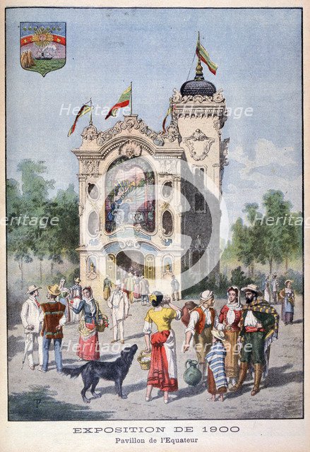 The Ecuadorian pavilion at the Universal Exhibition of 1900, Paris, 1900. Artist: Unknown