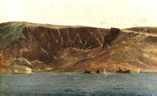 'La baie de Suvla et les Falaises d'Anzac; Les falaises d'Anzac', 1915 (1916). Creator: Norman Wilkinson.