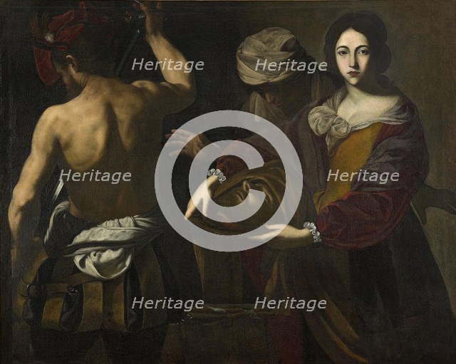 Salome with the head of John the Baptist, c. 1620. Creator: Stanzione, Massimo (ca. 1585-ca. 1658).