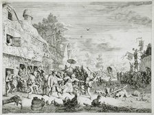 The Large Village Fair, 1685. Creator: Cornelis Dusart.