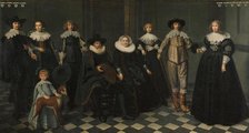 Portrait of the Family of Dirck Bas Jacobsz, Burgomaster of Amsterdam, 1634-1635. Creator: Dirck Dircksz. Santvoort.