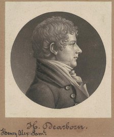 Henry Alexander Scammell Dearborn, 1806. Creator: Charles Balthazar Julien Févret de Saint-Mémin.