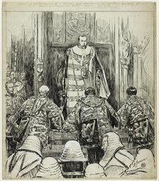 Opening of Parliament under Edward VII, c. 1904. Creator: Douglas Macpherson.
