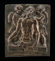 Christ's Body Held by Two Angels, 15th century. Creator: Unknown.