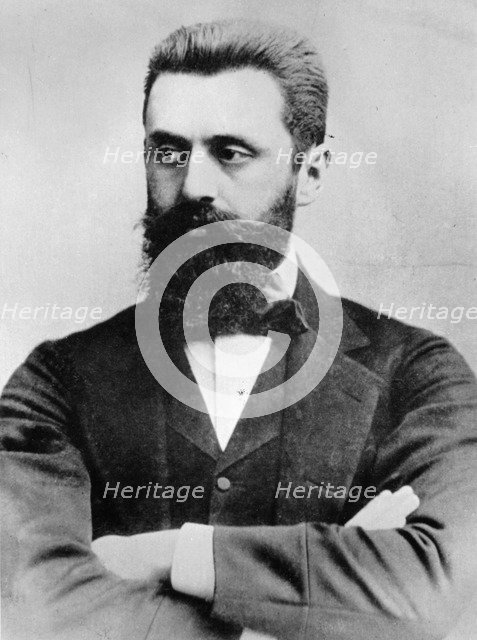 Theodor Herzl (1860-1904), Writer and statesman. Artist: Unknown