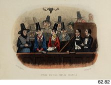 Hymn Singing, Welsh Chapels, c1853. Creator: Rock & Co.
