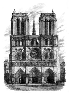 Notre Dame, Paris, c1888. Artist: Unknown