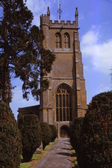 Church of All Saints, Martock, Somerset, 20th century.  Artist: CM Dixon.