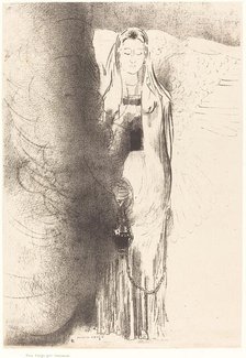 Puis l'ange prit l'encensoir (And the angel took the censer), 1899. Creator: Odilon Redon.