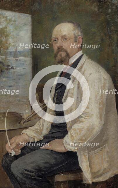 Portrait of Berndt Lindholm, 1886. Creator: Anna Christina Nordgren.
