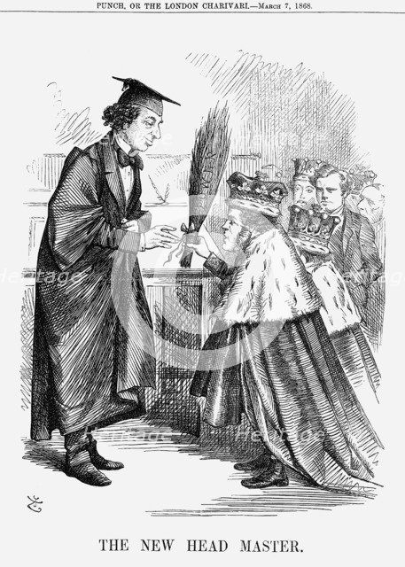 'The New Head Master', 1868. Artist: John Tenniel