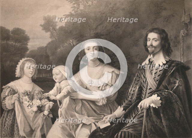 'George Villiers, Duke of Buckingham and Family', 1628, (1904). Artist: Gerrit van Honthorst.