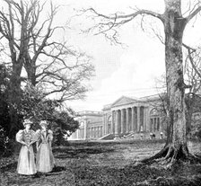The Duc d'Aosta's Marriage with Princess Hélène of Orleans: Stowe House: a walk in the grounds, 1895 Creator: Russell & Sons.