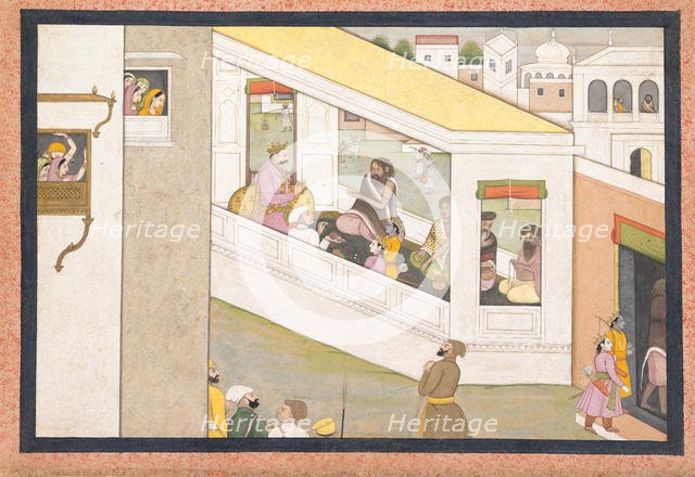 Rama and Lakshmana as Boys Assist the Sage Vishvamitra..., ca. 1780. Creator: Workshop active in the First generation after Nainsukh (active ca. 1735-78).