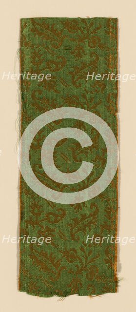 Fragment, Italy, 1650/1700. Creator: Unknown.