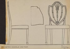 Side Chair, c. 1936. Creator: Rolland Livingstone.