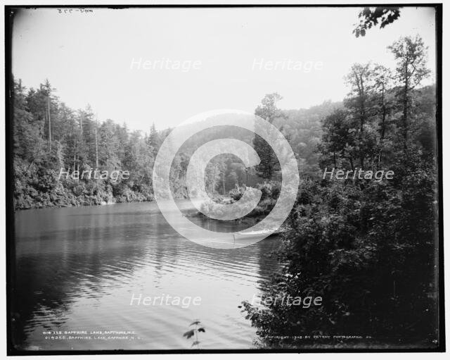 Sapphire Lake, Sapphire, N.C., c1902. Creator: William H. Jackson.