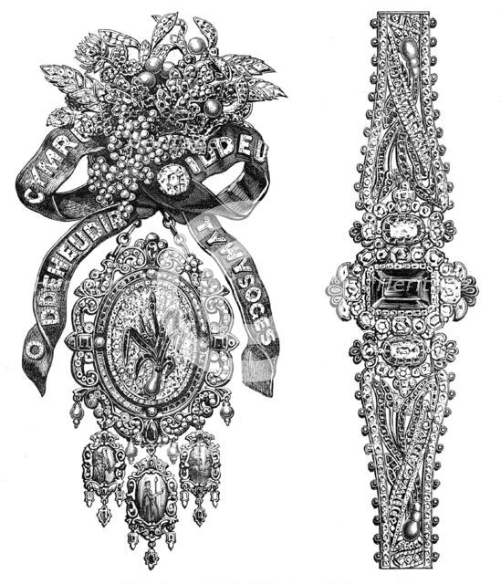 National token from South Wales to the Princess of Wales, 1864. Creator: Unknown.