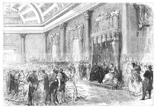 Ball at the British Embassy, Constantinople, in honour of the Prince and Princess of Wales, 1869. Creator: Unknown.