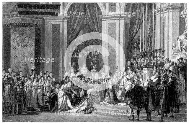 'The Consecration of the Emperor Napoleon and the Coronation of the Empress Josephine', 1804 (1900). Artist: Unknown