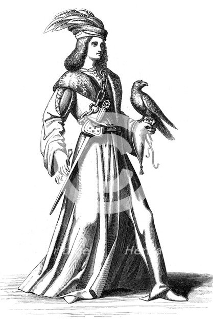 A nobleman of Provence, France, 15th century (1849). Artist: Unknown