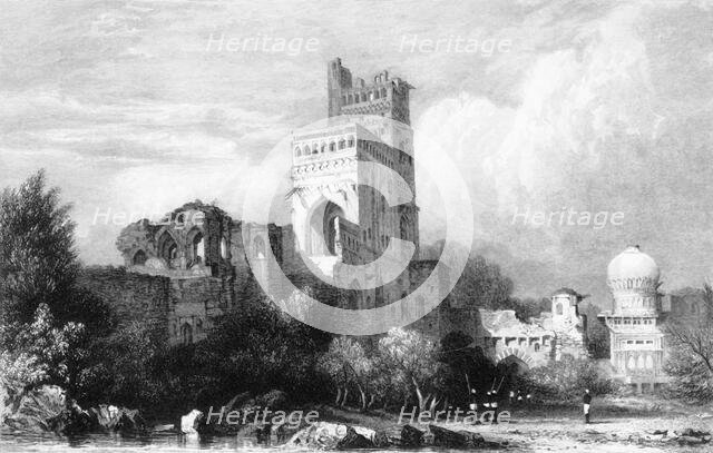 'Seven-Storied Palace, - Bejapore', 1834. Creator: Samuel Prout.