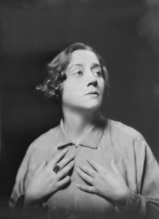 Miss Naima Wifstrand, portrait photograph, 1919 Sept. 18. Creator: Arnold Genthe.
