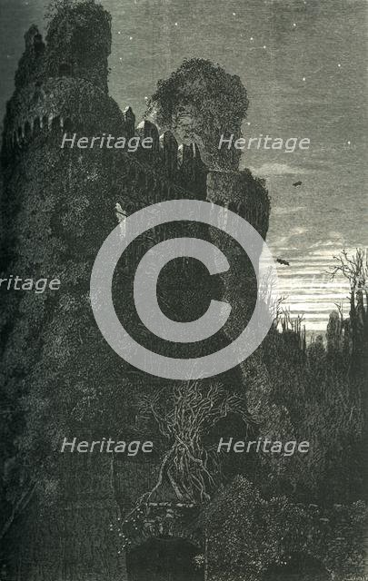 'Hurstmonceaux Castle', c1870.