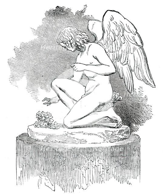 The Kneeling Cupid, 1850. Creator: Unknown.