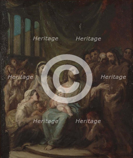 Let the children come to me. Creator: Robert Wilhelm Ekman.