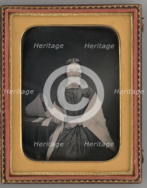 Untitled (Portrait of a Woman), 1853. Creator: Unknown.