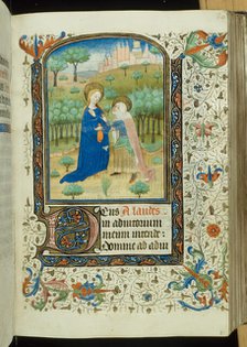 The Visitation, from a Book of Hours, 1440/45. Creator: Unknown.