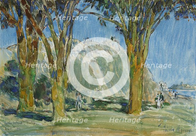 Castle Island, Boston Harbor, 1916. Creator: Frederick Childe Hassam.