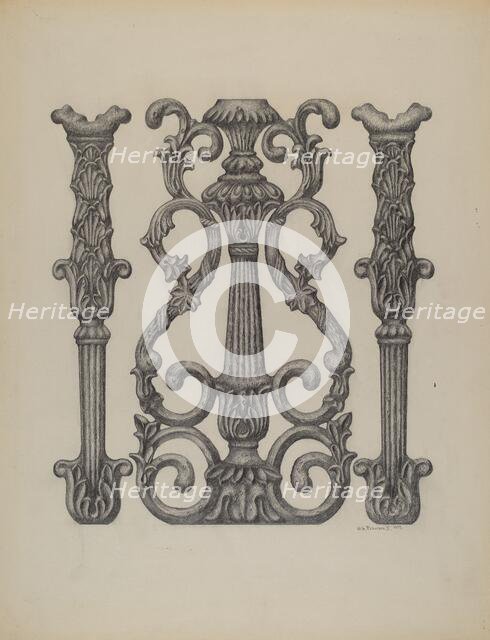 Window Grille Standards, 1937. Creator: Austin L. Davison.