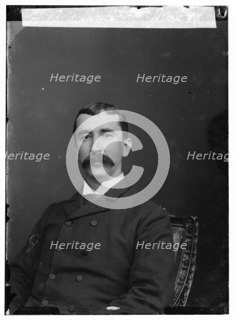 Prof. H.B. Adams, between 1870 and 1880. Creator: Unknown.