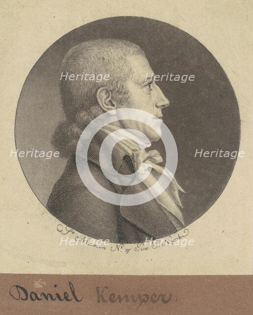 Daniel Kemper, 1797. Creator: Charles Balthazar Julien Févret de Saint-Mémin.